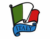 Dibujo Bandera de Italia pintado por Osobal