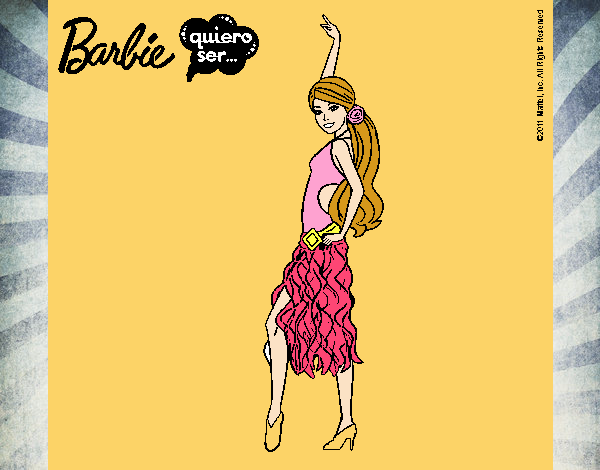 Barbie flamenca