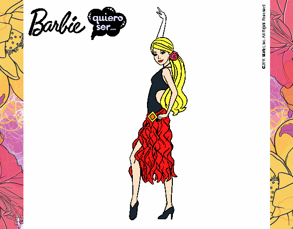 Barbie flamenca