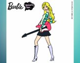 Dibujo Barbie la rockera pintado por Juli321