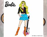 Dibujo Barbie rockera pintado por Juli321