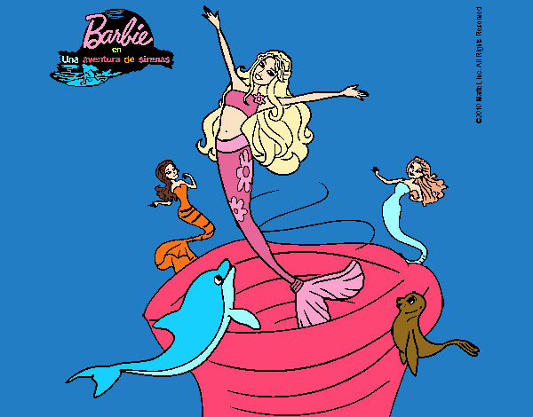 Barbie entre sirenas