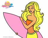 Barbie va a surfear