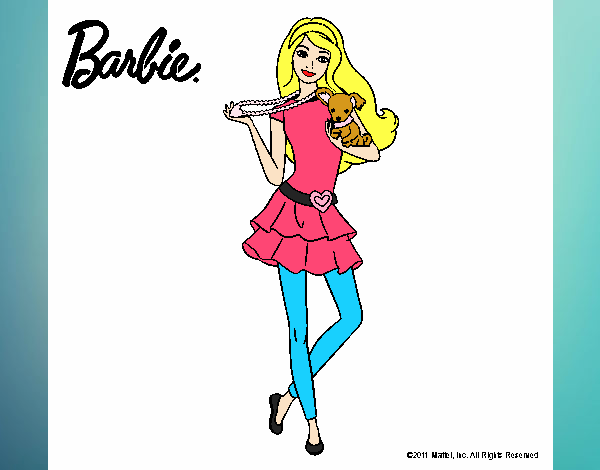 Barbie y su mascota