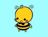 Dibujo Bebé abeja pintado por andy2016