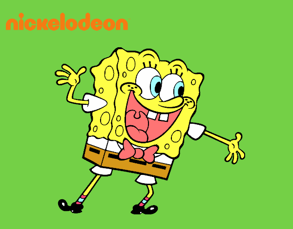 Bob Esponja saludando