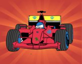 Dibujo Coche de F1 pintado por lliomessi