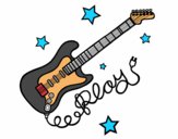 Guitarra y estrellas