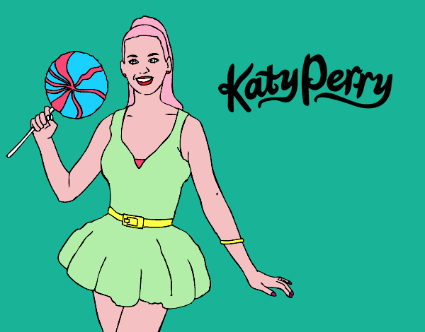 Katy Perry con piruleta