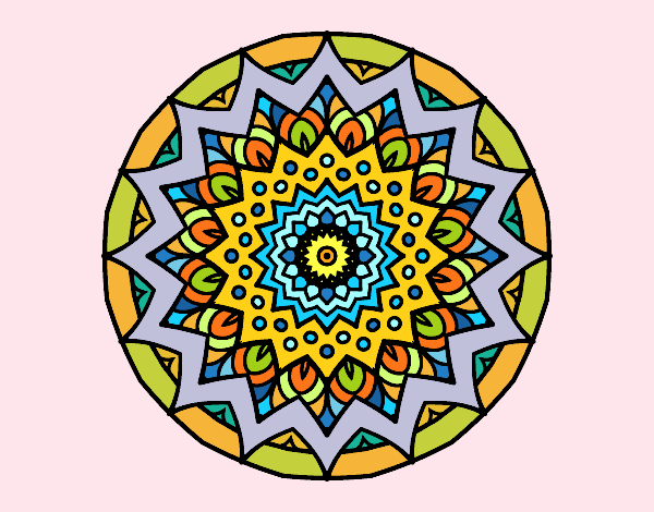 Dibujo Mandala creciente pintado por Ramon45