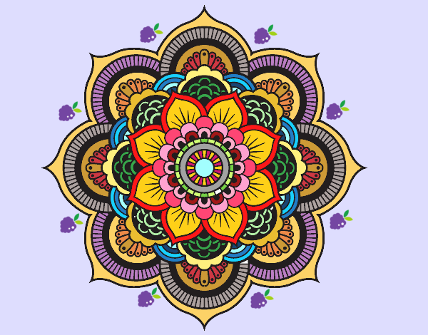 Dibujo Mandala flor oriental pintado por Ramon45
