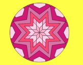 Dibujo Mandala mosaico estrella pintado por vir1201
