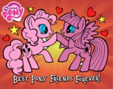 Dibujo Mejores Pony Amigas para siempre pintado por borjagu