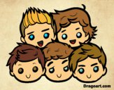 Dibujo One Direction 2 pintado por valenchuss
