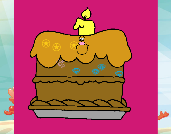 Pastel de cumpleaños