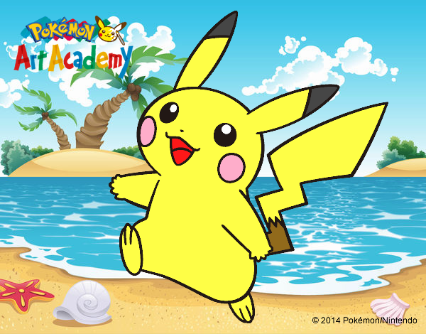 Pikachu en Pokémon Art Academy