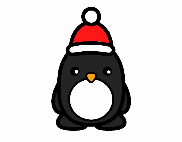 Pingüino navideño