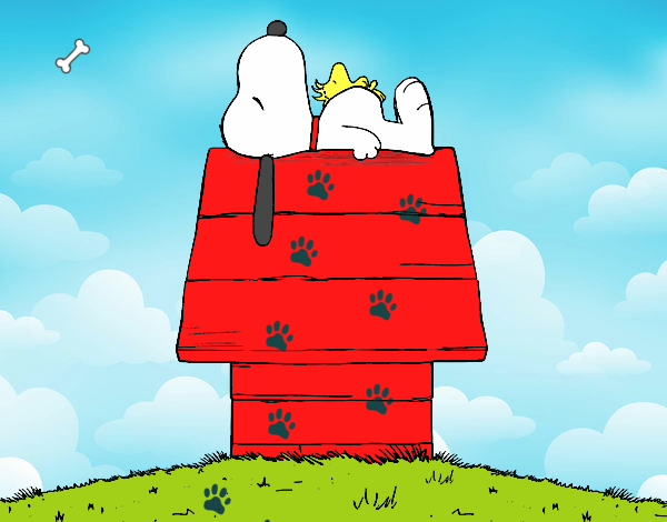 Snoopy durmiendo