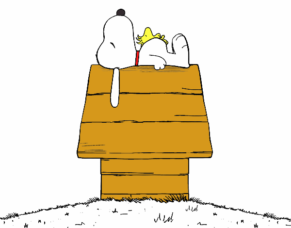 Snoopy durmiendo