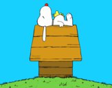 Snoopy durmiendo