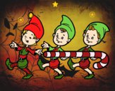 Tres Elfos de Navidad