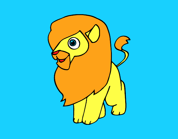 Un león