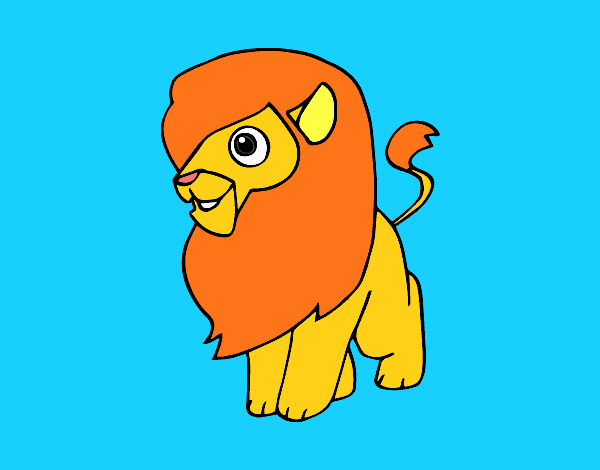 Un león