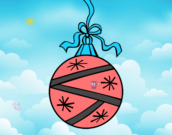 Una bola de Navidad