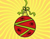 Dibujo Una bola de Navidad pintado por vale91103