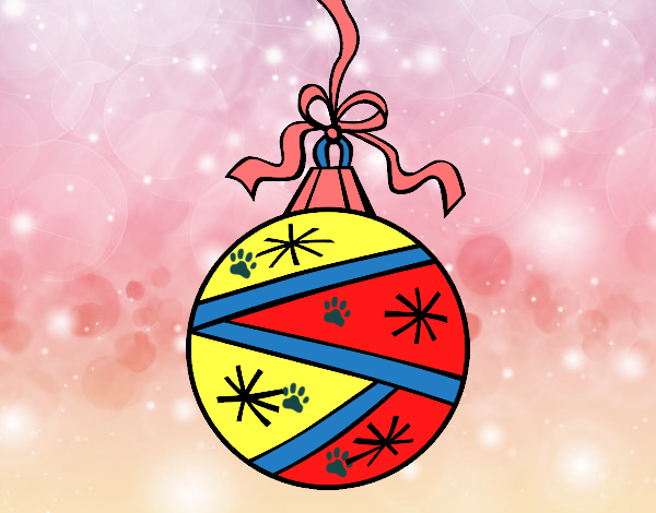 Una bola de Navidad