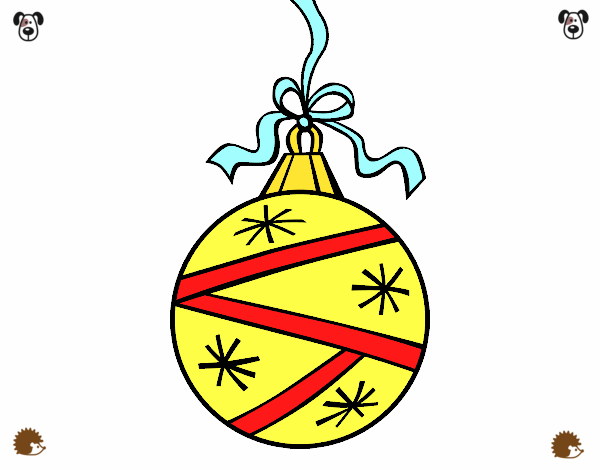 Una bola de Navidad