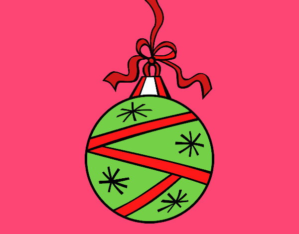 Una bola de Navidad