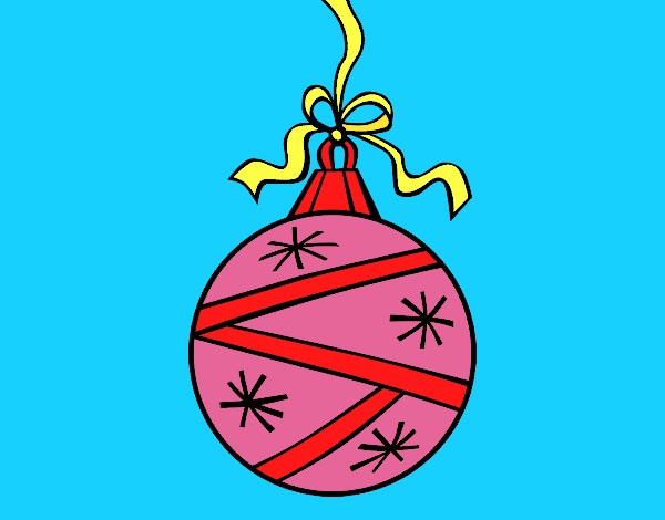 Una bola de Navidad