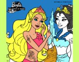 Barbie se despiede de la reina sirena