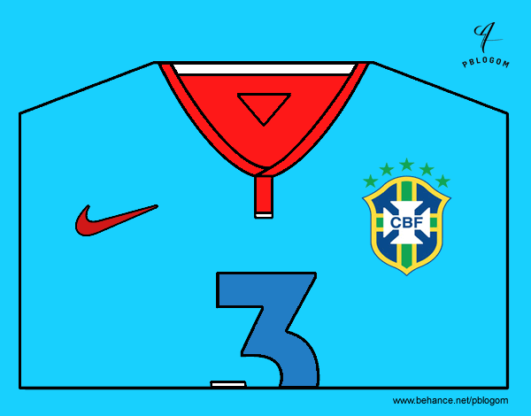 Camiseta del mundial de fútbol 2014 de Brasil