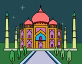 Dibujo El Taj Mahal pintado por maica14