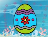 Dibujo Huevo de Pascua margarita pintado por sofisa