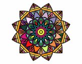 Dibujo Mandala frutal pintado por luli123 