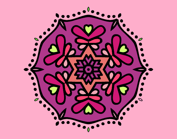 Mandala simétrica