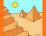 Dibujo Pirámides pintado por queyla