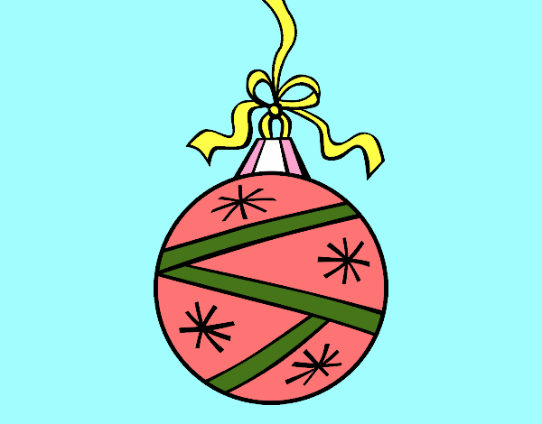 Una bola de Navidad