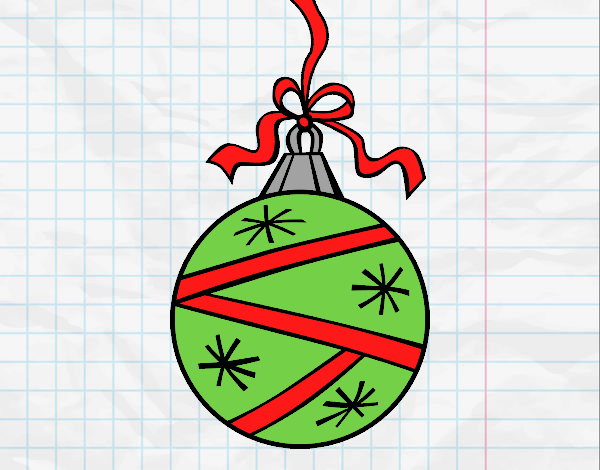 Una bola de Navidad