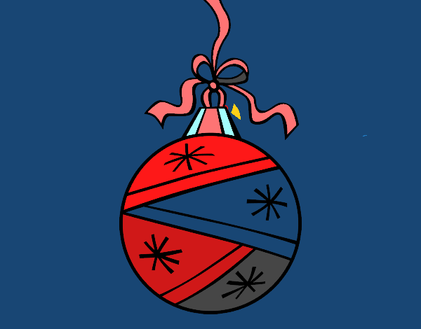 Una bola de Navidad