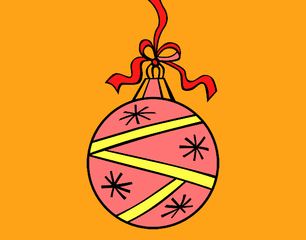 Una bola de Navidad