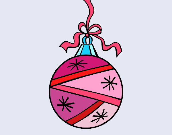 Una bola de Navidad