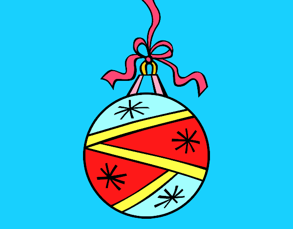 Una bola de Navidad