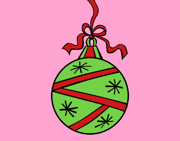 Una bola de Navidad