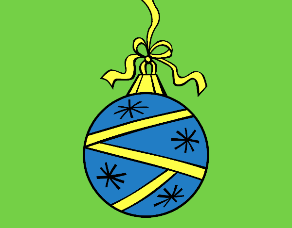 Una bola de Navidad