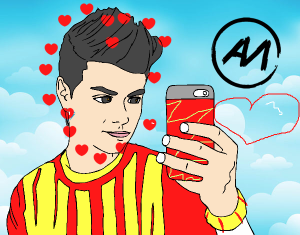 Abraham Mateo selfie