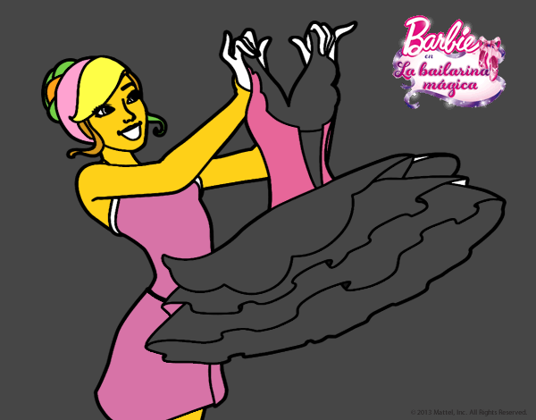 Barbie y su vestido de ballet